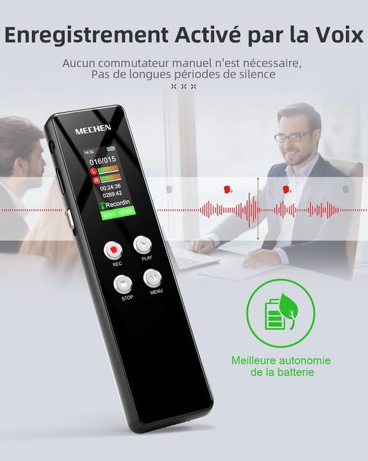 Enregistreur Vocal 64 Go